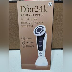 D'or24k Radiant Pro 7 Skin Rejuvenation System - Black and White
